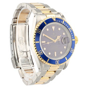 Rolex Submariner Date Gold & Steel Blue/Purple Dial 40mm Automatic Men’s 16613