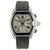 Cartier Roadster Silver Dial Stainless Steel 43mm Automatic Mens Watch W62019X6