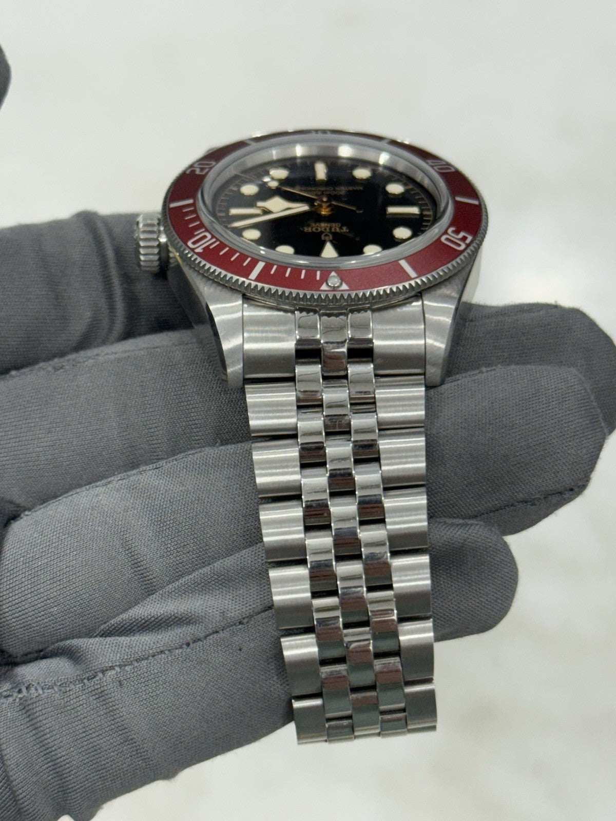 Tudor Black Bay Men's Red Bezel Black Dial 41mm Automatic Watch 7941A1A0RU
