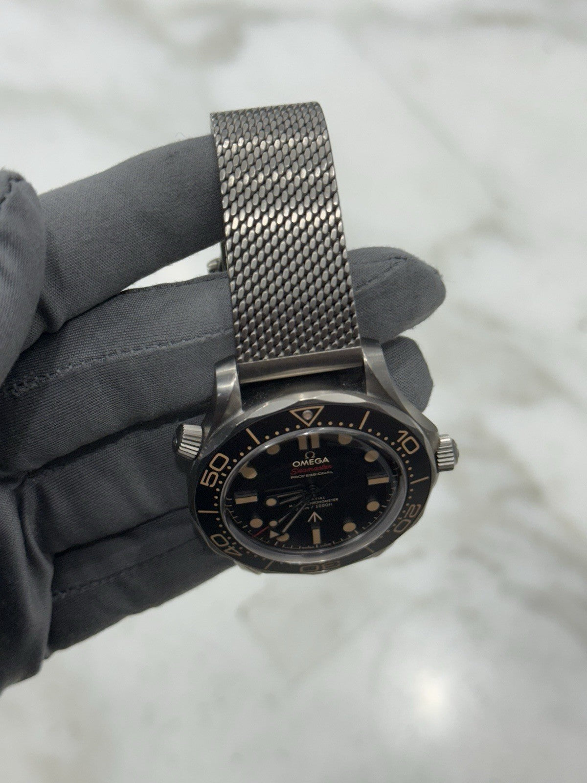 Omega Seamaster NTTD James Bond 007 “No Time To Die” Watch 210.90.42.20.01.001