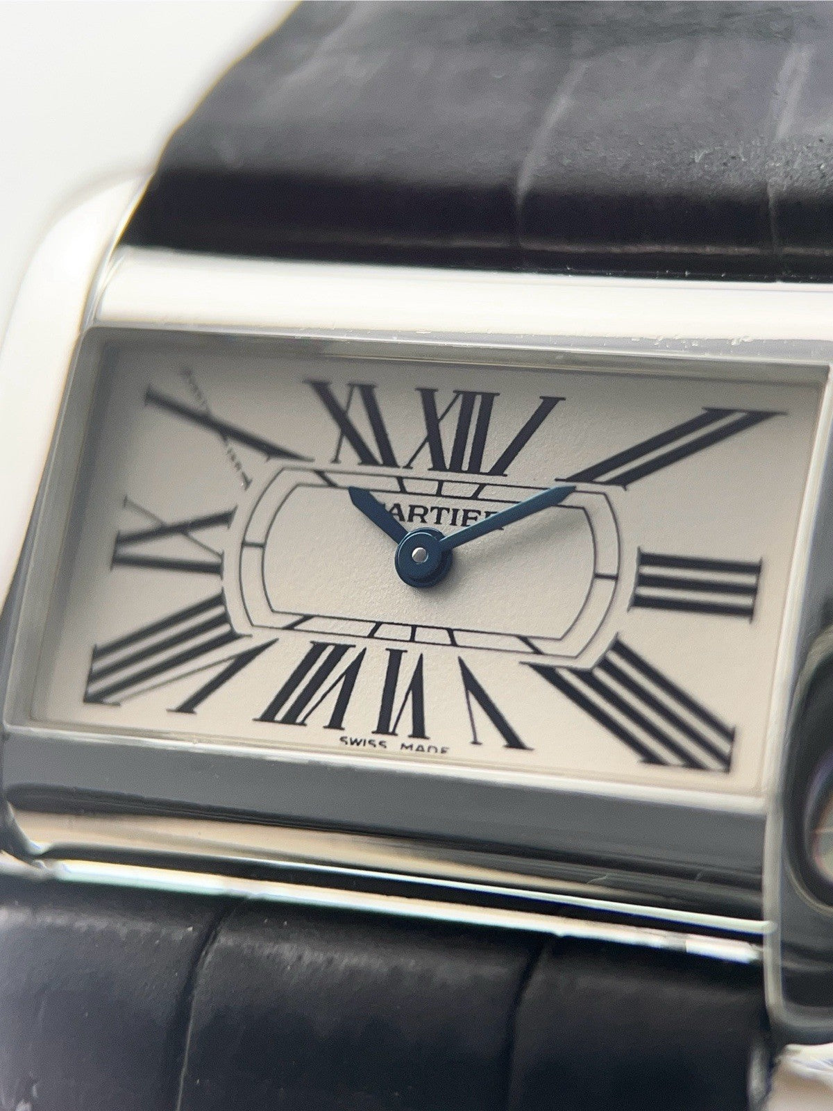 Cartier Tank Divan Steel Silver Dial 31mm Quartz Movement Womens Watch W6300255