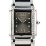 Patek Philippe Twenty Gray Dial Stainless Steel 25mm Quartz Women's Watch 4910