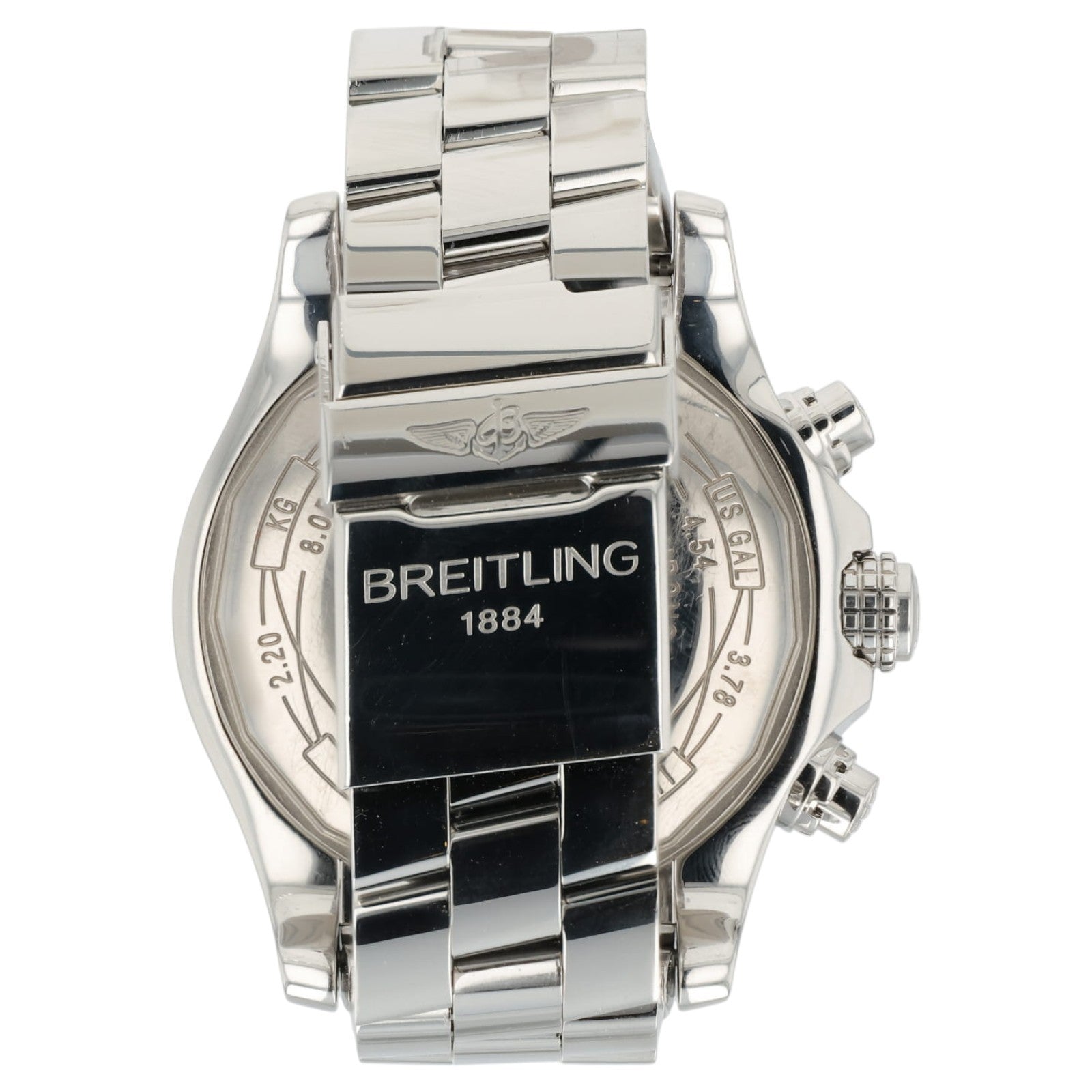 Breitling Avenger Black Dial Stainless Steel 48mm Automatic Mens Watch A13370