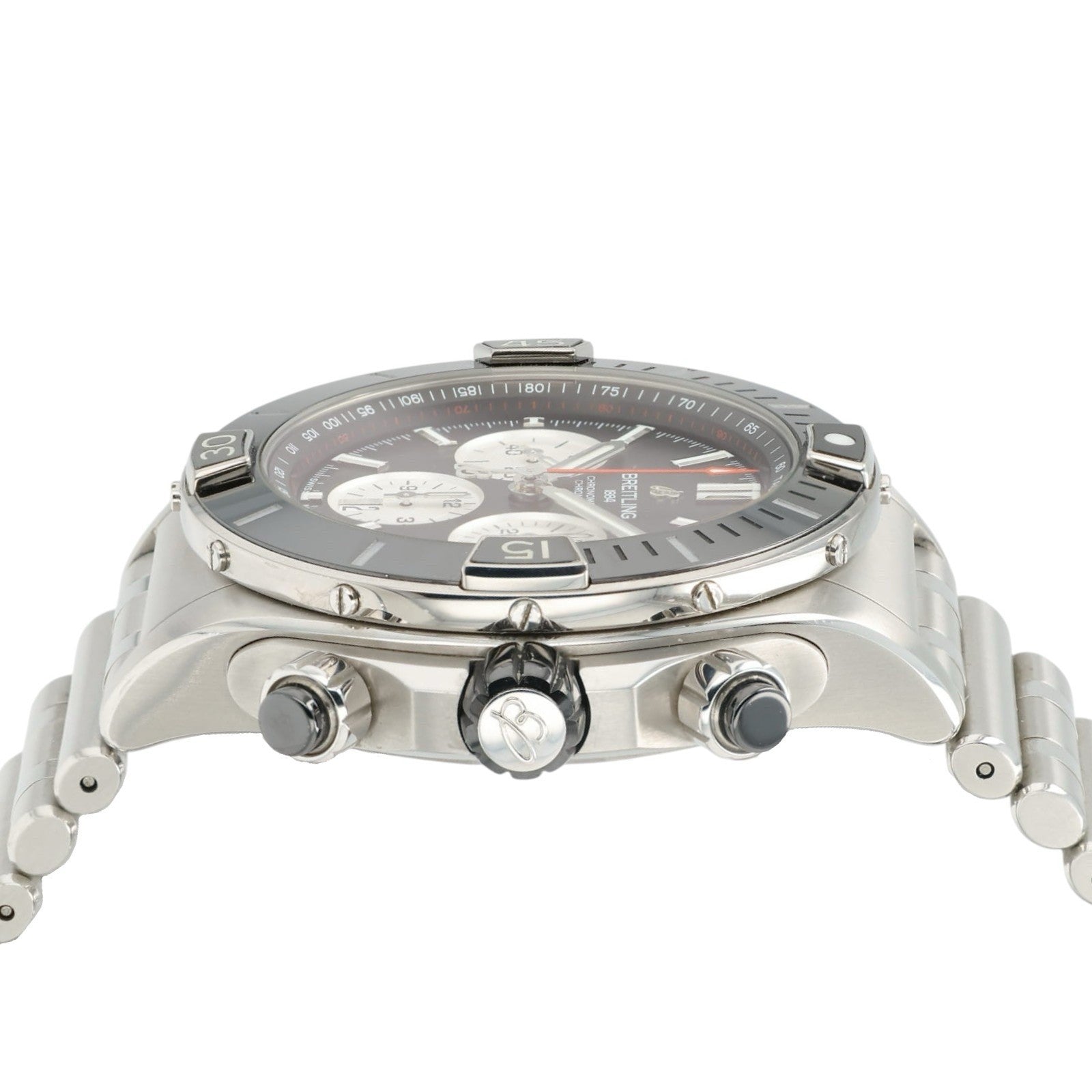 Breitling Super Chronomat Black Dial Stainless Steel 44mm Automatic Men’s AB0136
