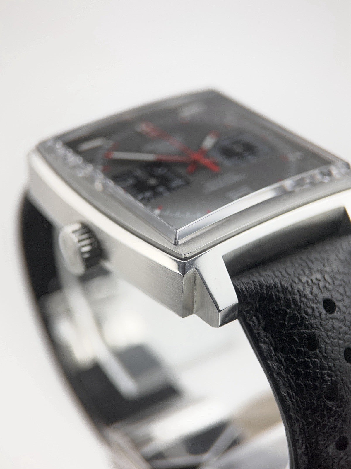 Tag Heuer Monaco Stainless Steel Grey Dial 39mm Automatic Mens Watch CAW211B
