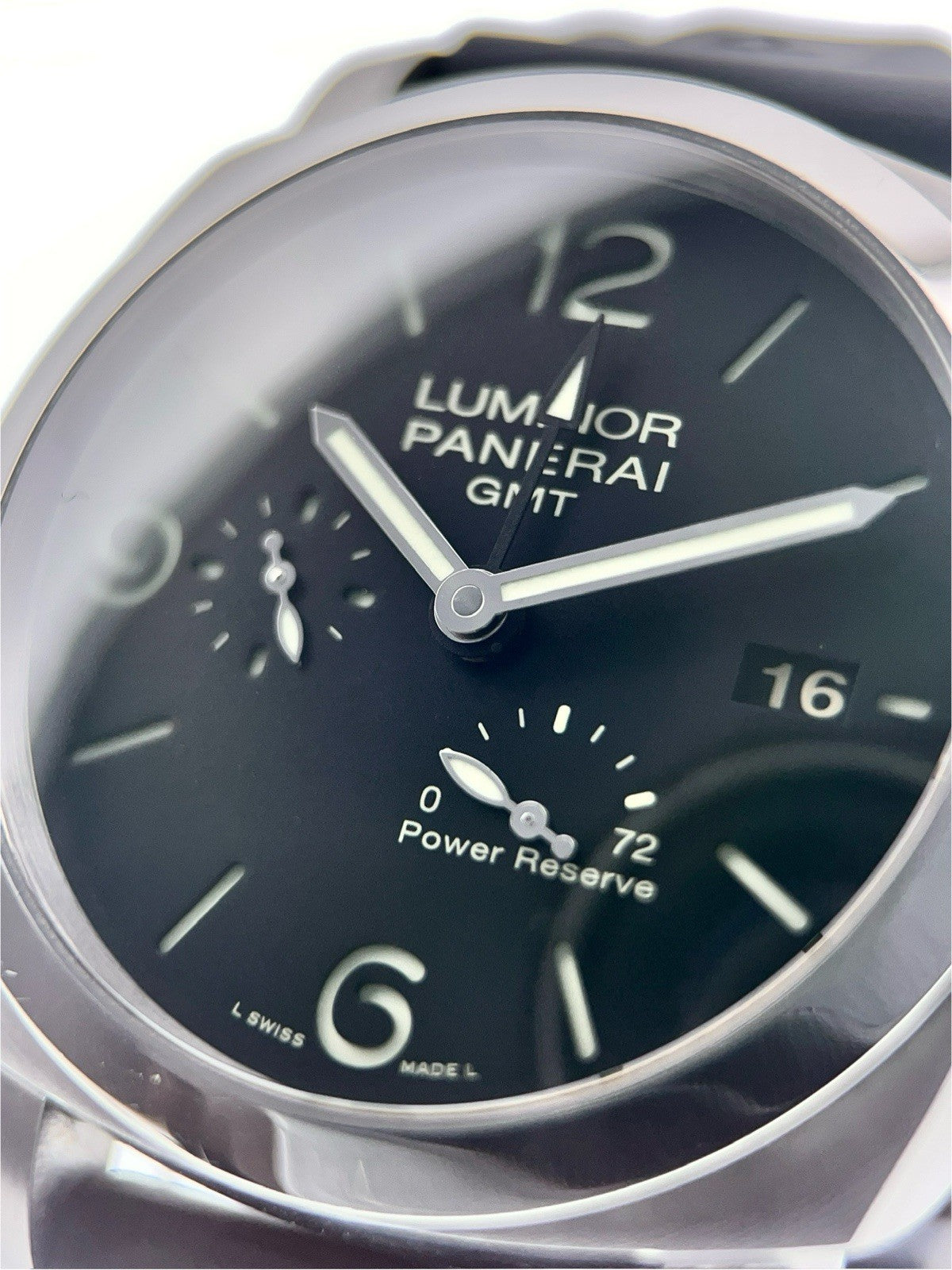 Panerai Luminor 1950 Stain. Steel Black Dial 44mm Automatic Mens Watch PAM00321