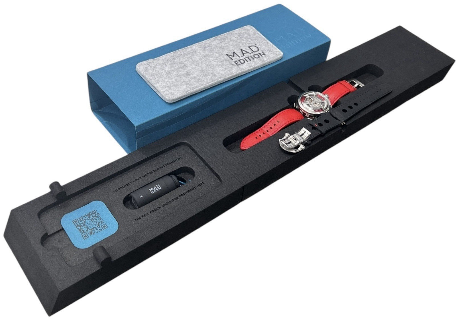 MB&F M.A.D 1 Stainless Steel Red Dial 42mm Automatic Movement Men’s Edition 1