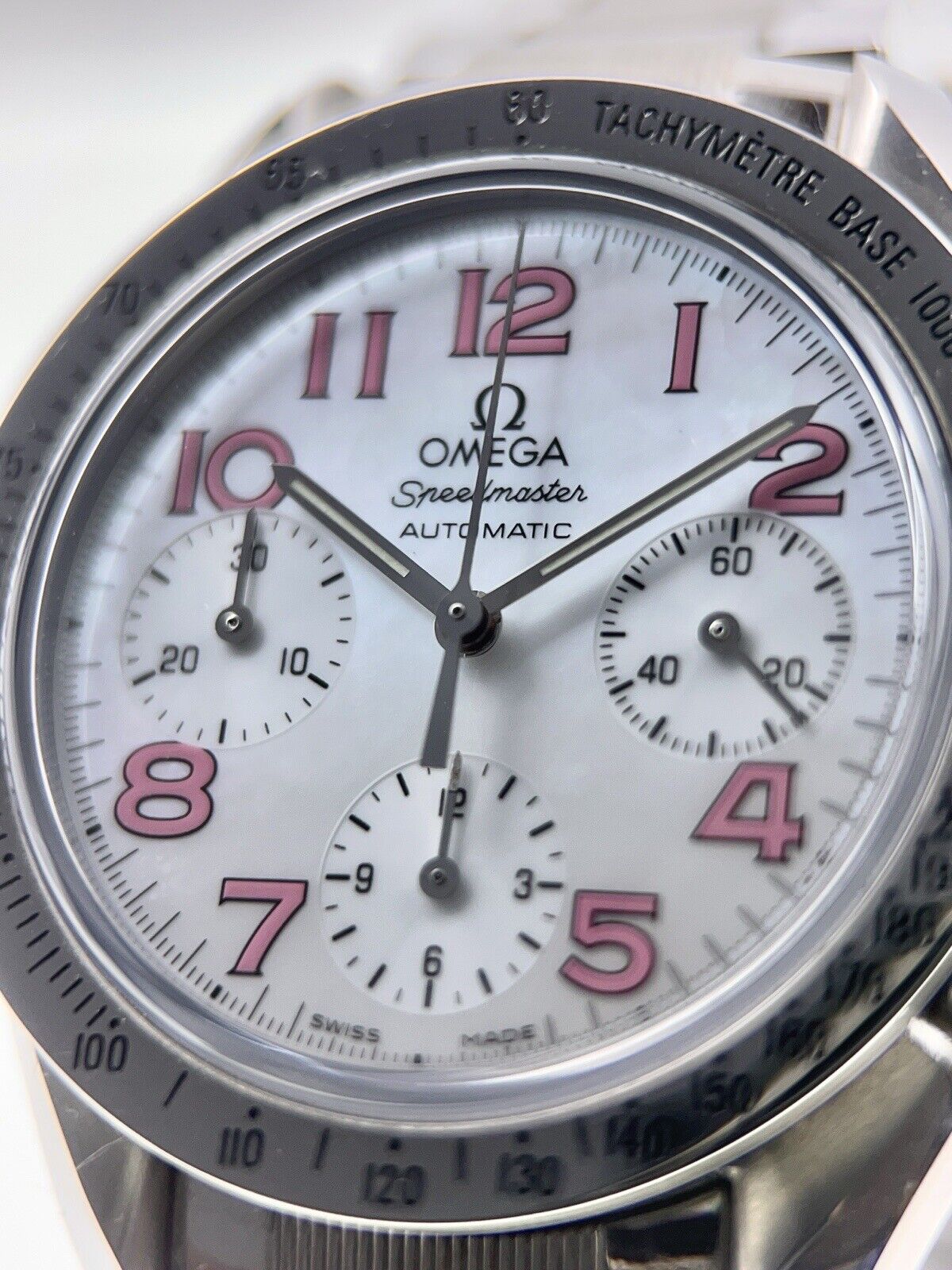 Omega Speedmaster Steel 39mm MOP Dial Automatic Men’s Watch 3534.78.00