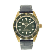 Tudor Black Bay 18k Yellow Gold Green Dial 39mm Automatic Men’s Watch 79018V