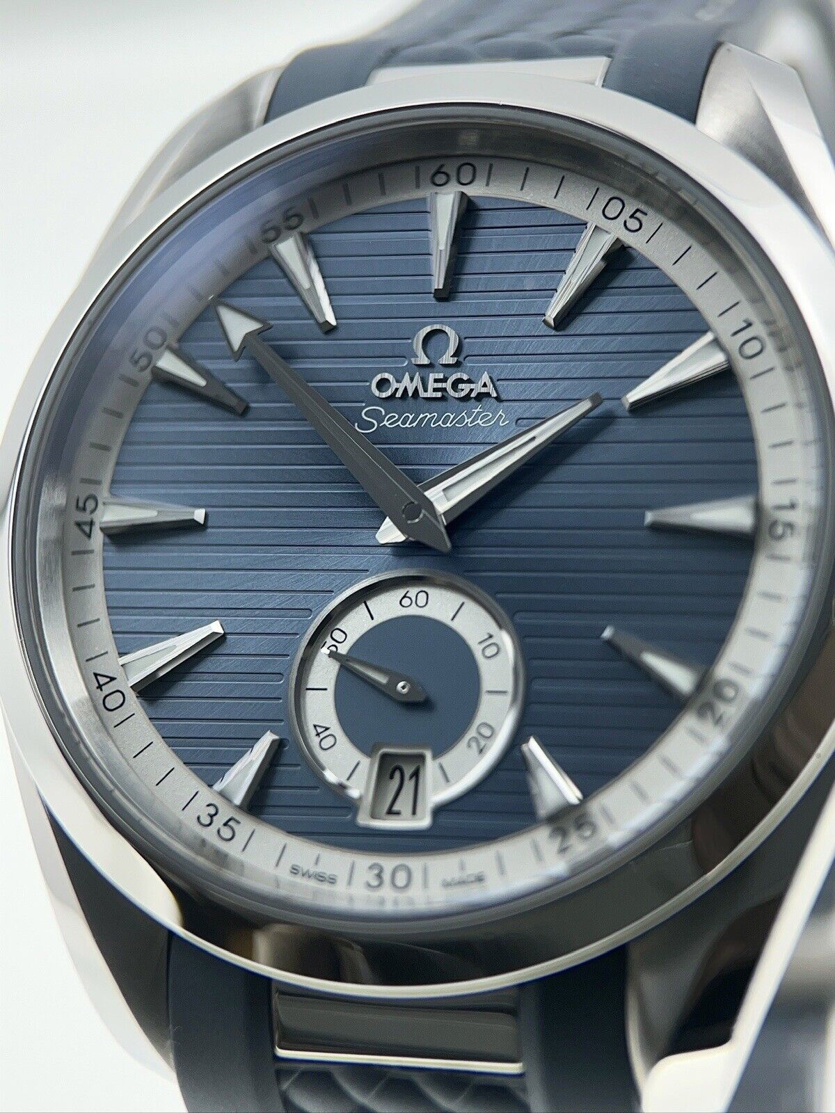 2024 Omega Seamaster Aqua Terra Steel Blue 41mm Automatic Men’s Watch