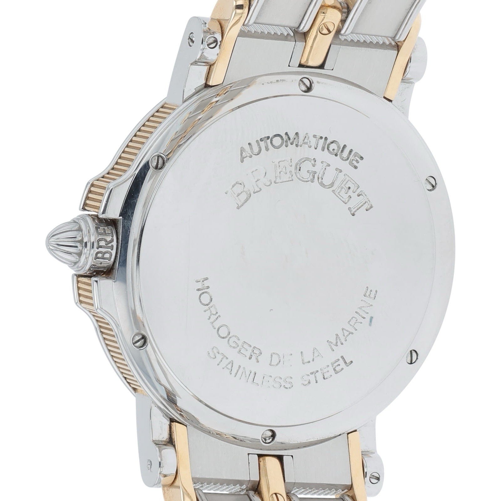 Breguet Marine Silver Dial Steel and Yellow Gold 35mm Automatic 3400 SA/12/X90