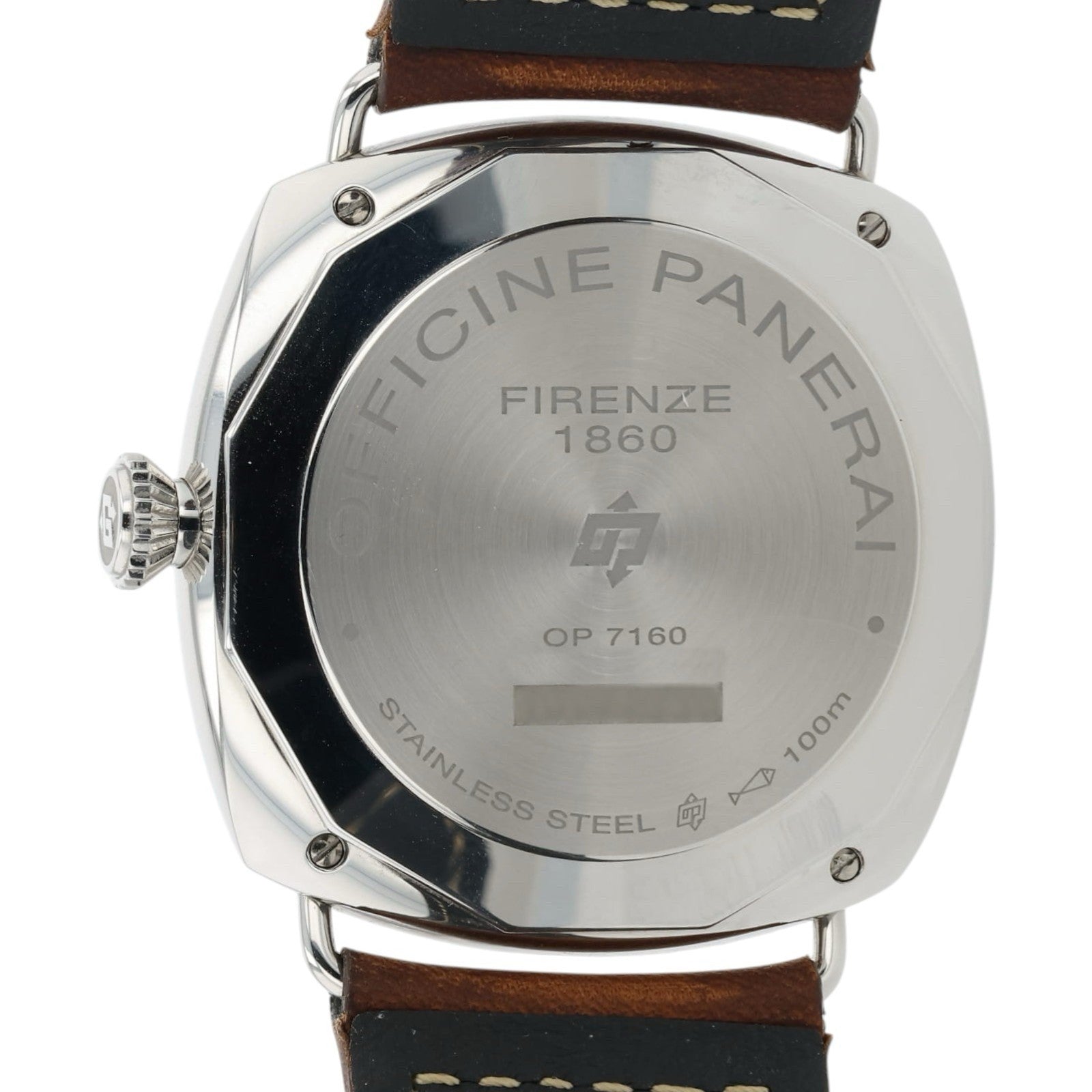 Panerai Radiomir Black Dial Stainless Steel 45mm Manual Wind Mens Watch PAM00753