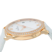 Blancpain Villeret 18k Rose Gold Mother Of Pearl Dial 34mm Automatic Womens 6604
