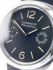 Panerai Luminor Stainless Steel Black Dial 44mm Manual Wind Men's Watch PAM00590