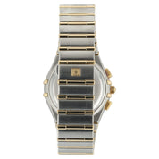 Omega Constellation Chronograph White Dial Gold & Steel 37mm Quartz Mens 1242.30