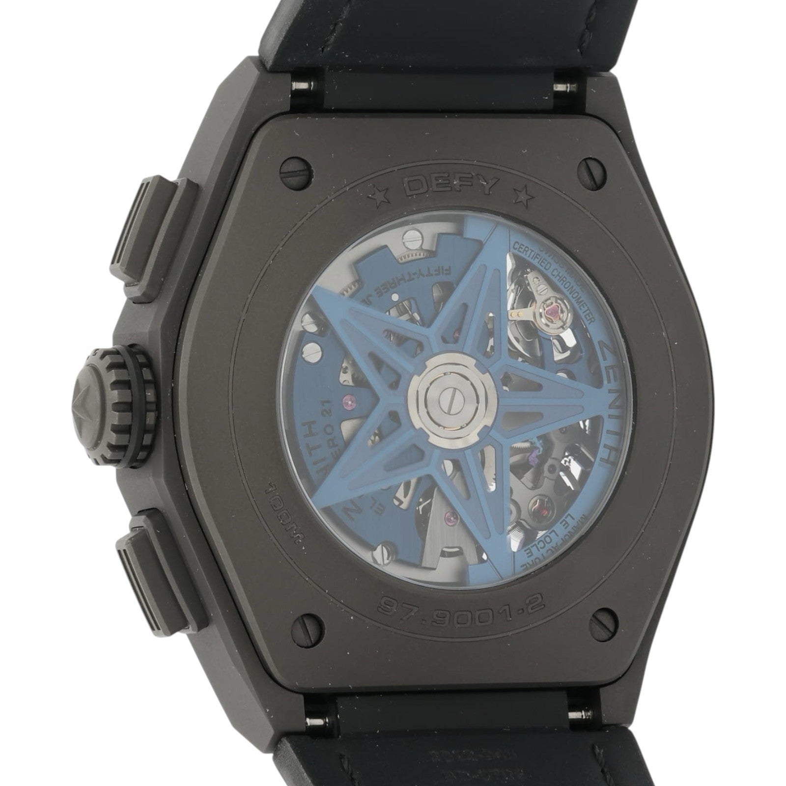 NEW 2025 Zenith Defy El Primero Titanium Blue Dial 44mm Watch 97.9001.9004