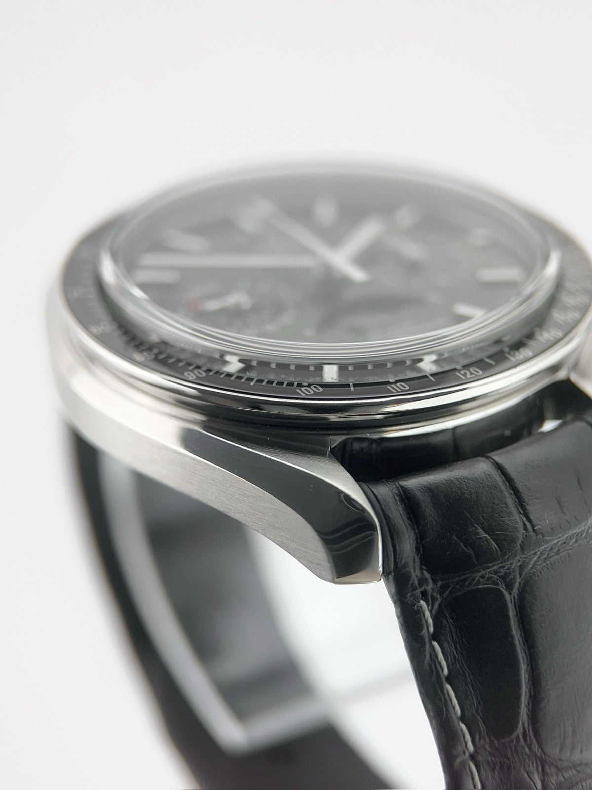 2017 Omega Speedmaster Moonphase Black 304.33.44.52.01.001 44.25mm Leather B&Ps