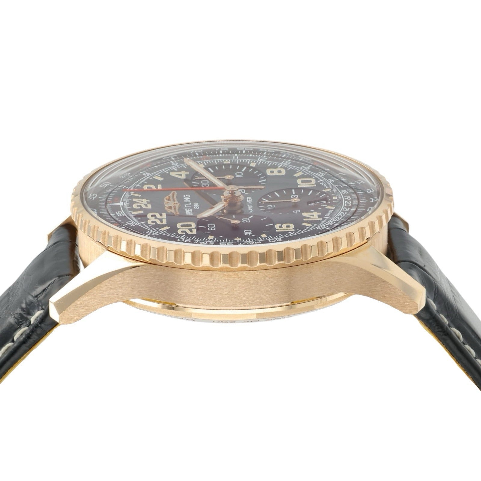 Breitling Navitimer B12 Green Dial 18k Rose Gold 41mm Automatic Men’s RB12302A