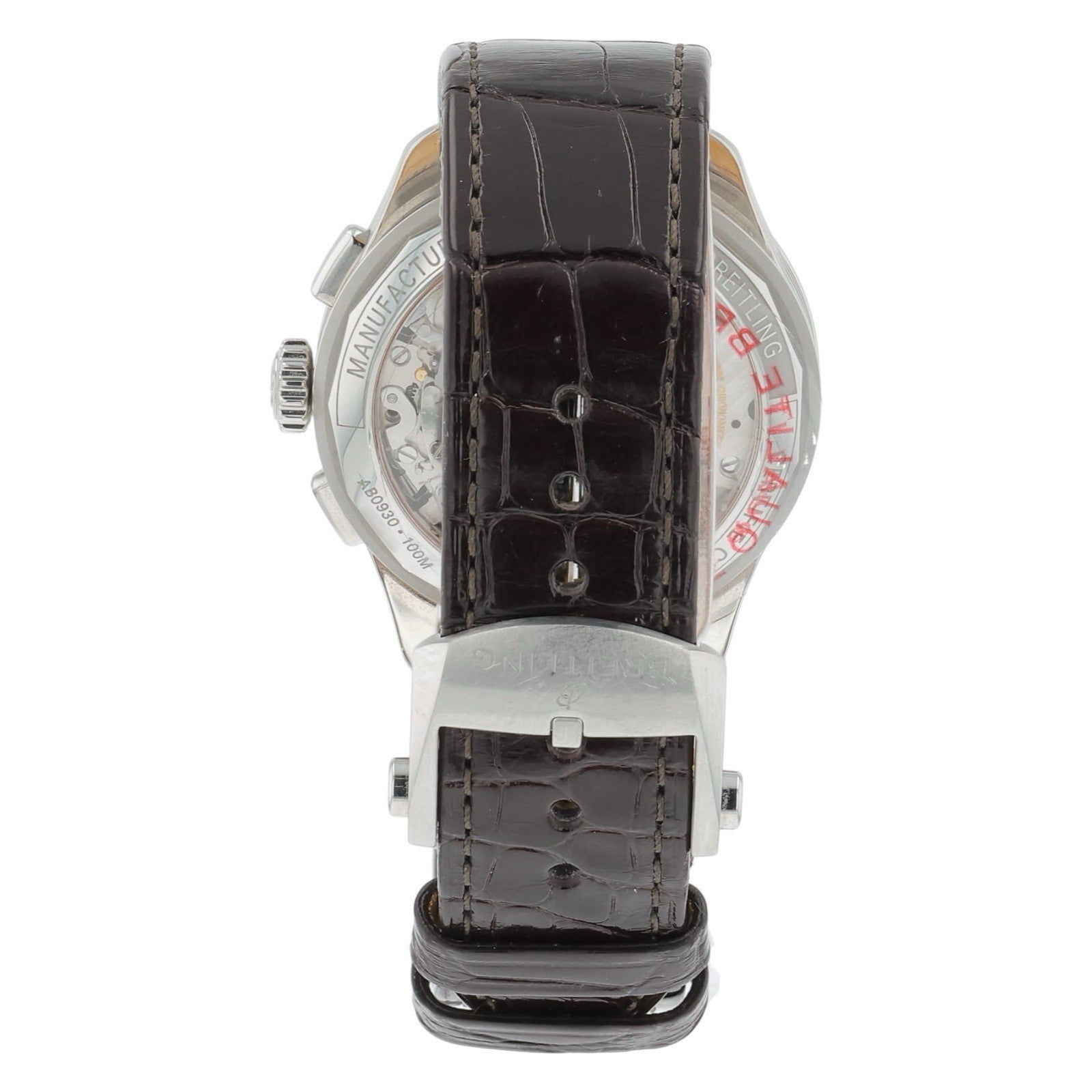 Breitling Premier B09 Stainless Steel Champagne Dial 40mm Manual Wind AB0930