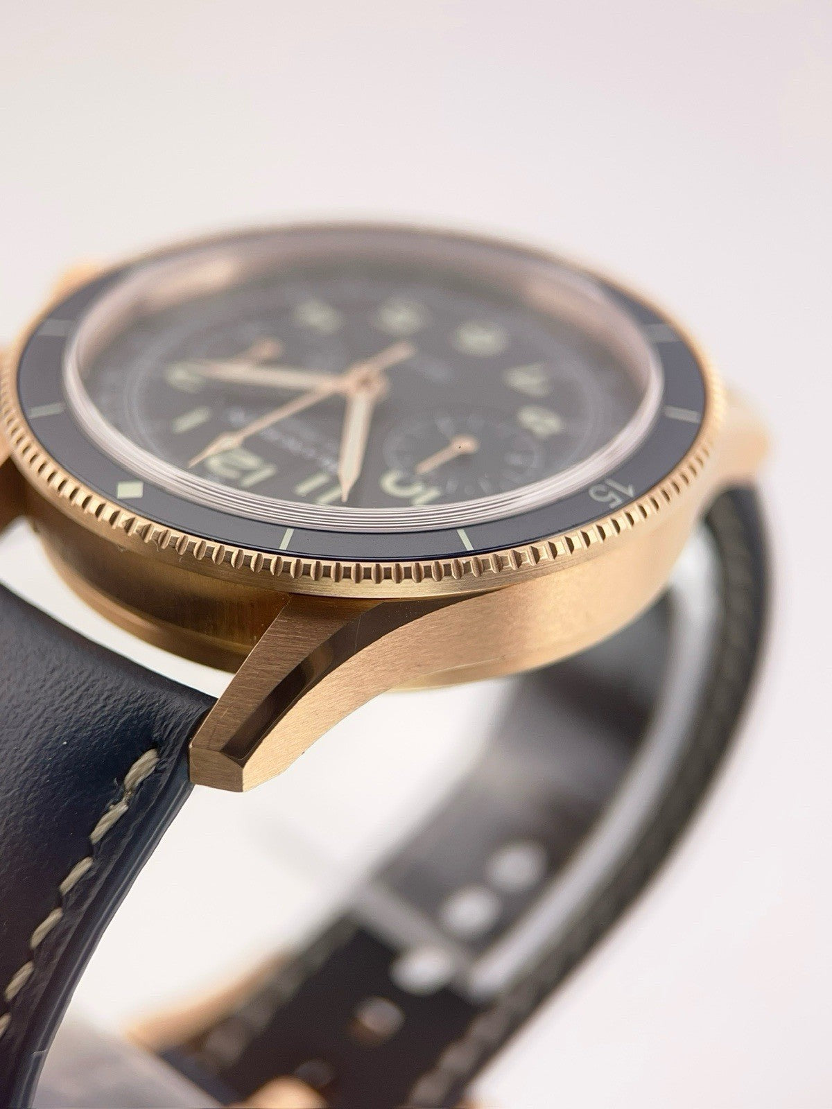 Blancpain Air Command 18k Rose Gold Blue Dial 42.5mm Automatic AC02-36B40-63B