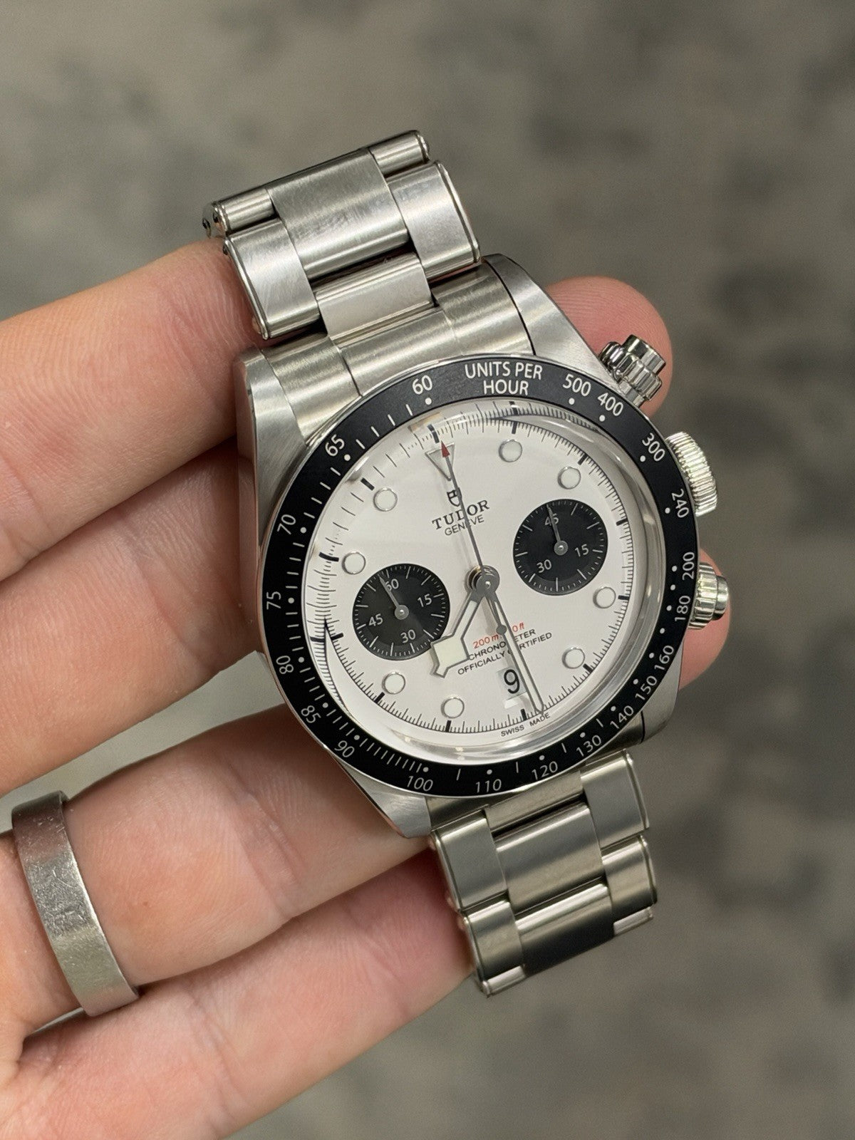 2021 Tudor Chronograph Steel Panda 41mm Automatic Men's Watch 79360N