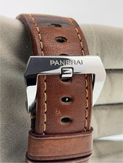 Panerai Luminor Marina Steel Black Dial 44mm Manual Wind Men's Watch PAM01005