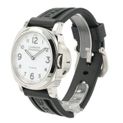 Panerai Luminor White Dial Stainless Steel 44mm Manual Wind Men’s Watch PAM00561
