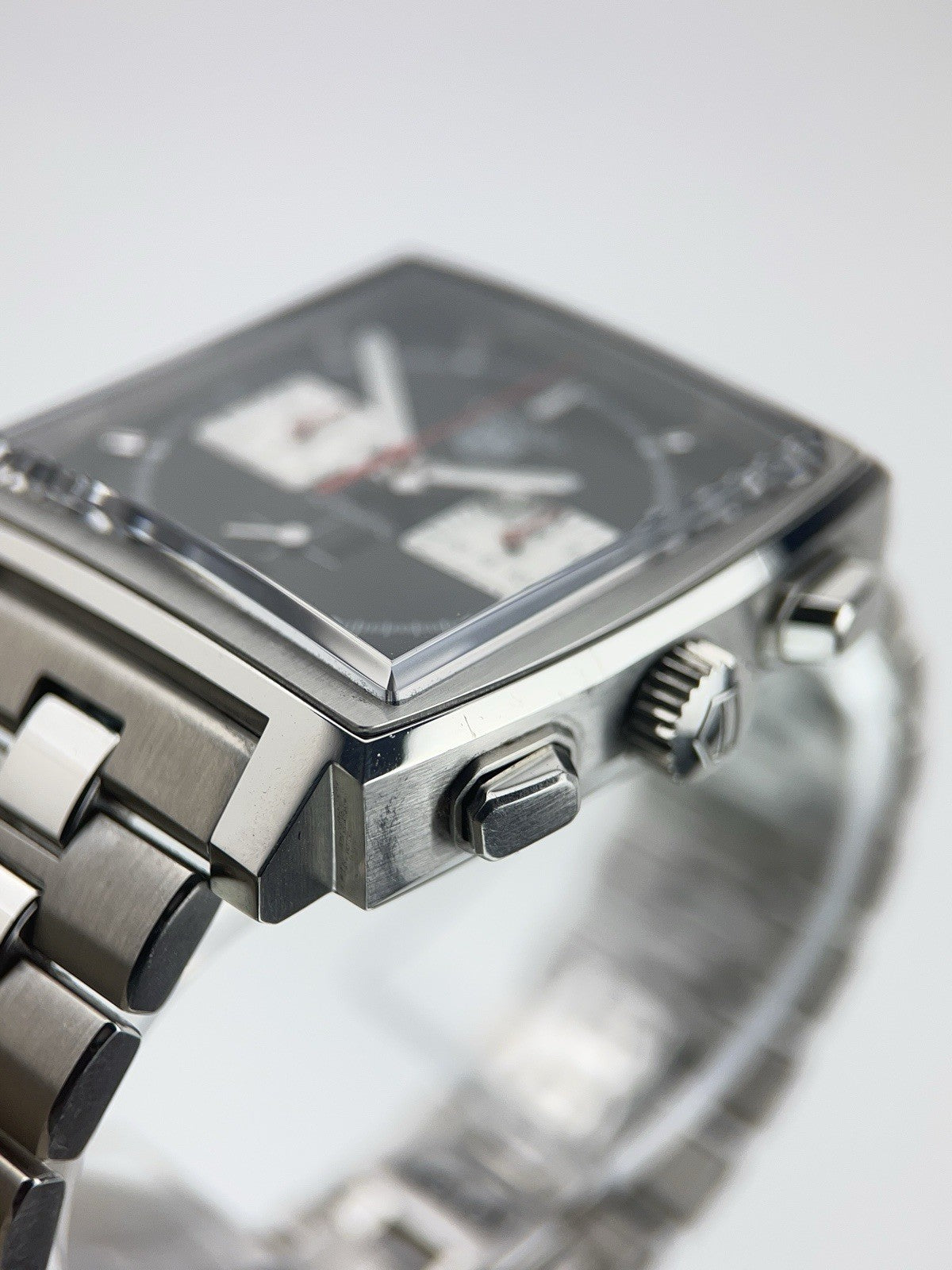 Tag Heuer Monaco Stainless Steel Black Dial 39mm Automatic Men's Watch CBL2113