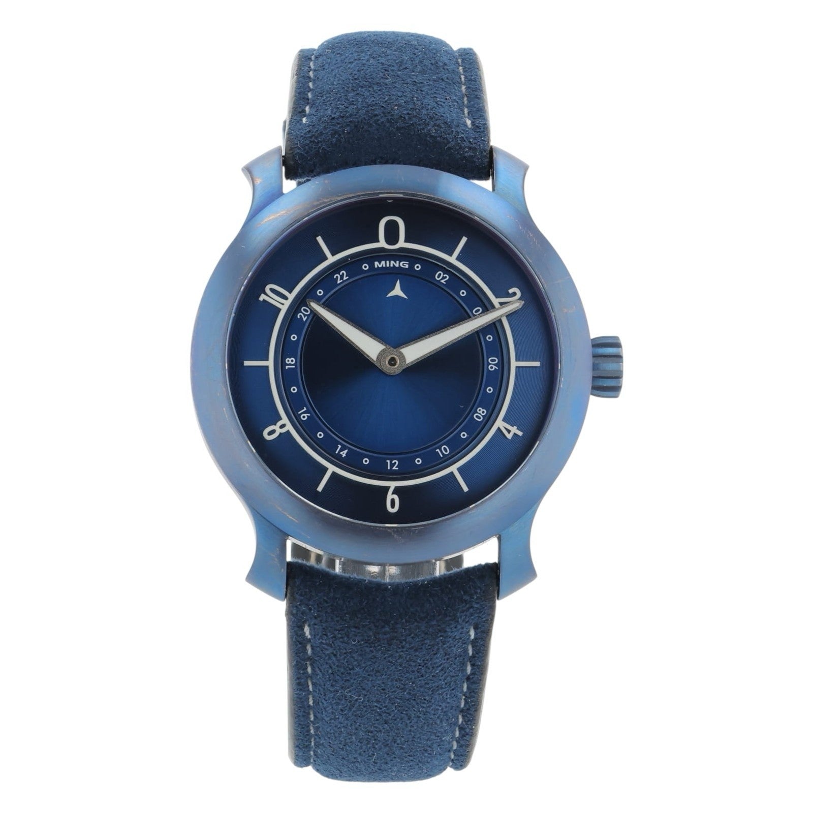 Ming First Anniversary Ultra Blue Titanium Blue Dial 38mm Automatic Men’s 17.03