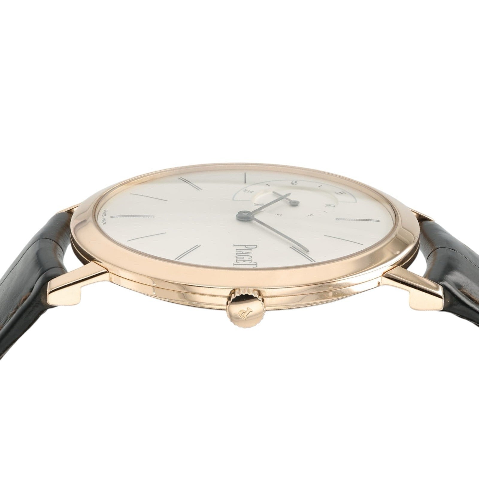 Piaget Altipalmo Silver Dial 18k Rose Gold 40mm Manual Wind Mens Watch P10522