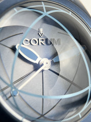 CORUM Bubble Optical Art Limited Edition 082.312.98/0063 Blue PVD Watch