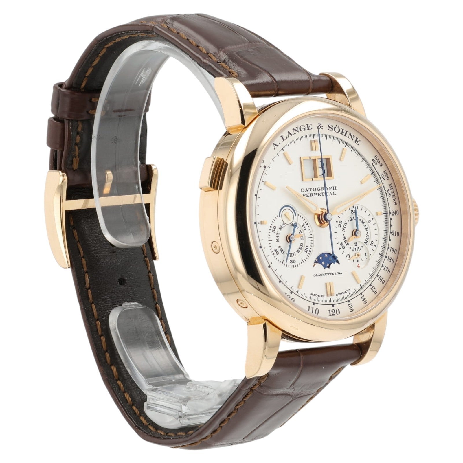 2022 A. Lange and Sohne Datograph Perpetual Calendar 41mm Manual Watch 410.032