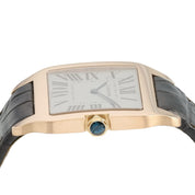 Cartier Santos Dumont Grey Dial 18k Rose Gold 35mm Manual Wind Men’s Watch 2650