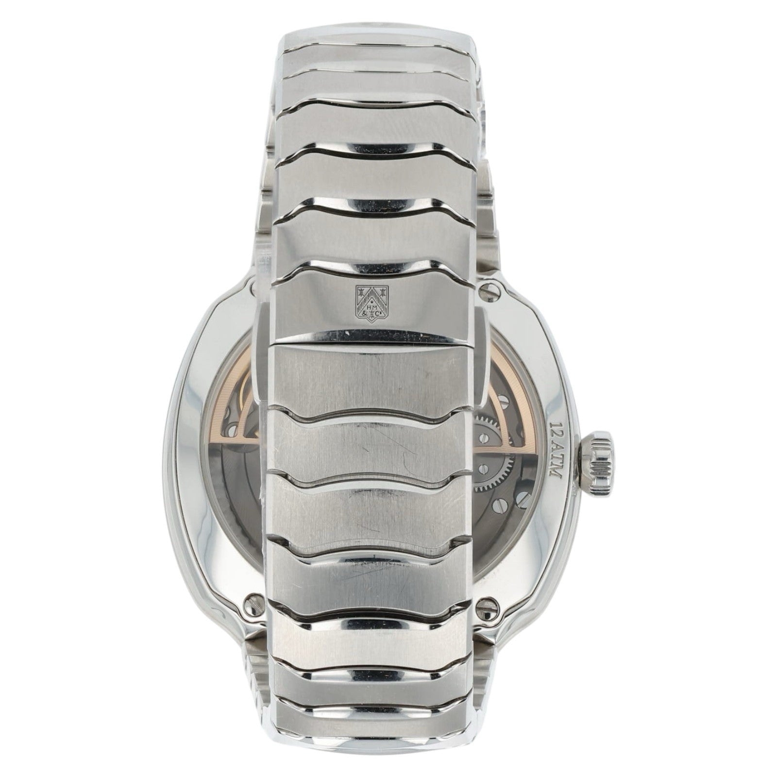 H. Moser & Cie. Streamliner Centre Seconds Purple Dial Steel 40mm Mens 6201-1201