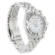 Breitling Windrider Cockpit Mother Of Pearl Dial Steel 32mm Quartz Watch A71356