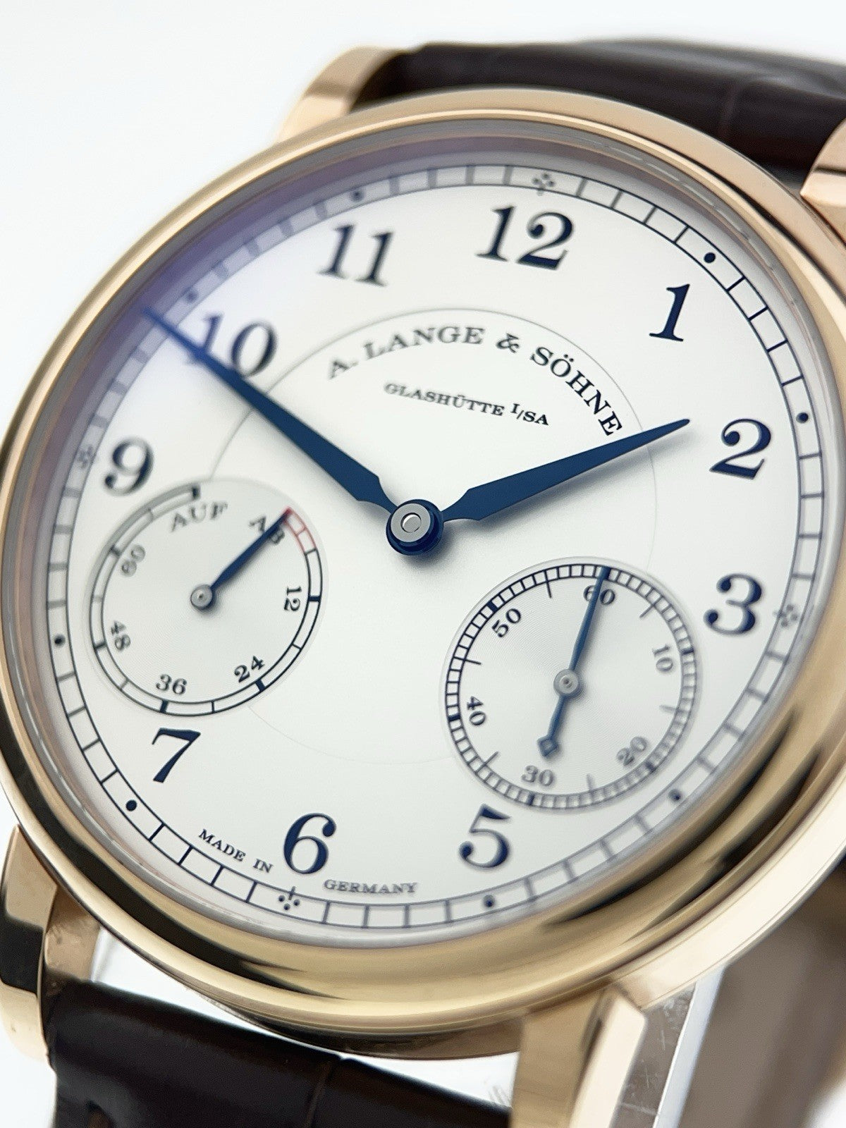 2024 A. Lange & Sohne Up/Down 18k Rose Gold Silver Dial 39mm Mens Watch 234.032