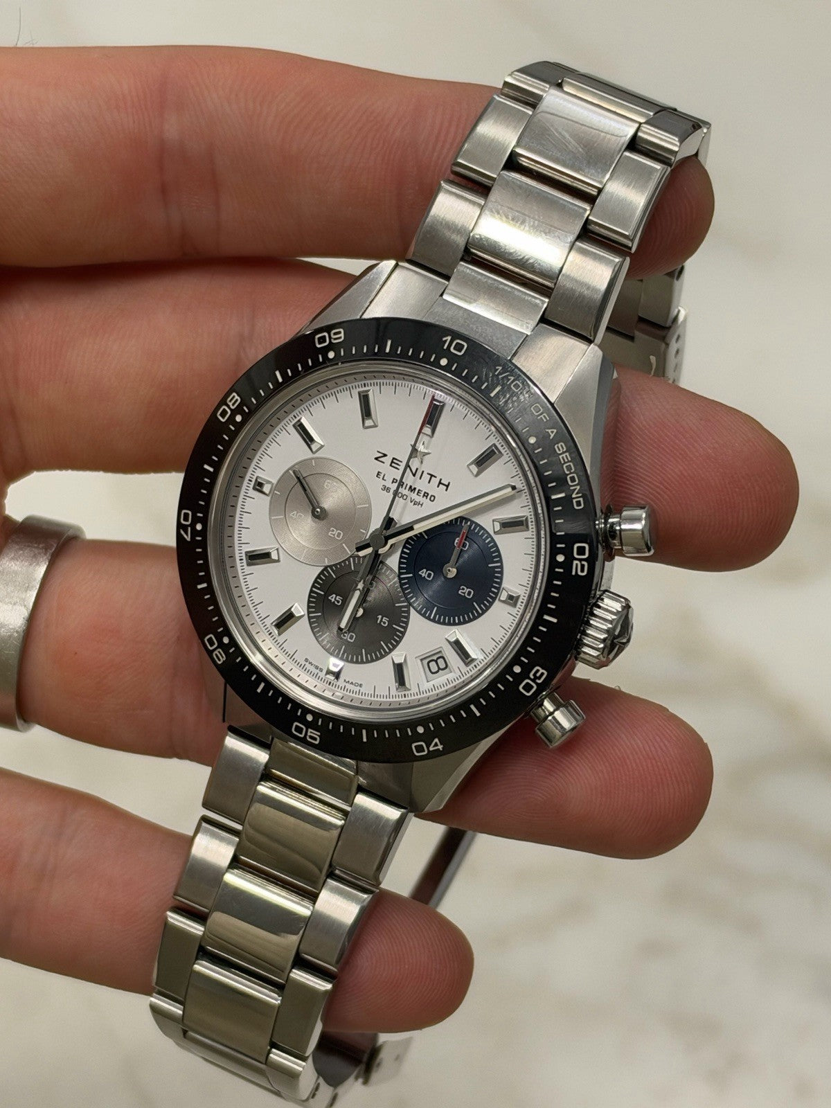2021 Zenith Chronomaster Sport Steel White Dial 41mm Automatic 03.3100.3600/69