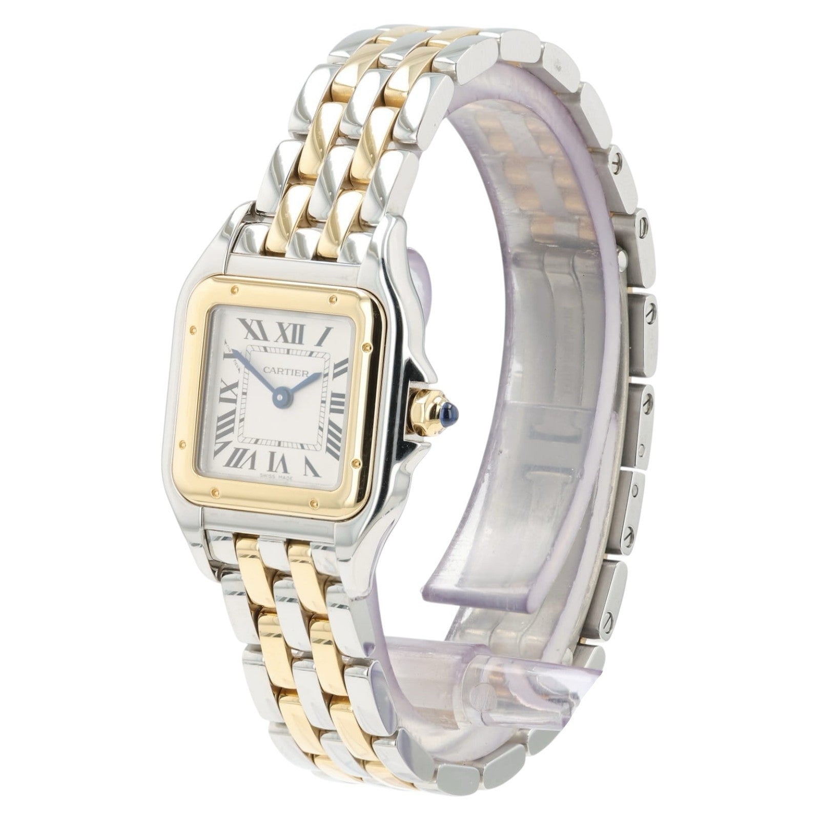 Cartier Panthere Silver Dial Gold & Steel 23x30mm Quartz Women’s Watch W2PN0018
