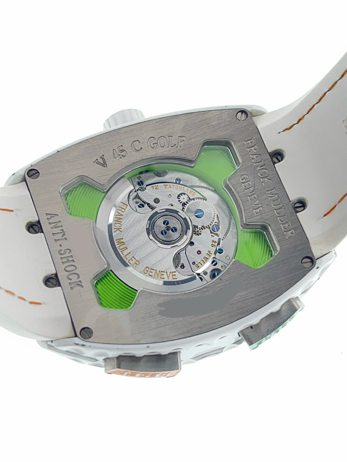 Franck Muller Vanguard Backswing White Dial 44mm Automatic Watch V45SCDTGOLF