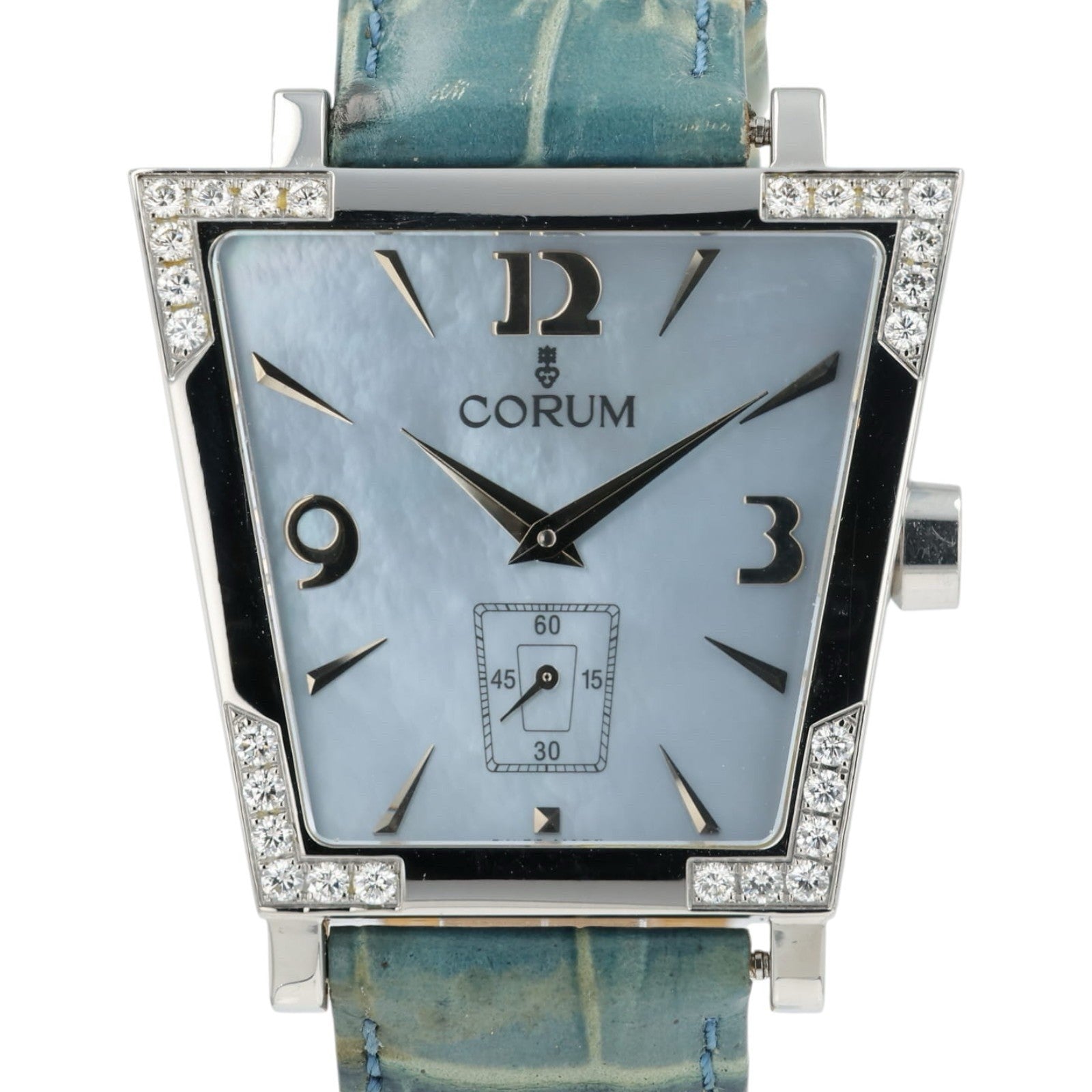 Corum Trapeze Mother of Pearl Dial Steel 35x40mm Quartz Ladies Watch 106.405.47