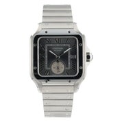 NEW Cartier Santos Dual Time Gray Dial 40mm Automatic Men's Watch WSSA0076