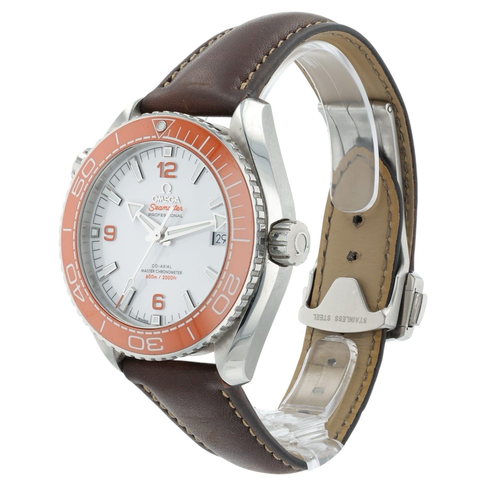 Omega Seamaster Planet Ocean White Dial Steel 42mm Automatic 215.30.44.21.04.001