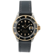 Rolex Submariner Gold & Steel Black Dial 40mm Automatic Men’s Watch 16613LN