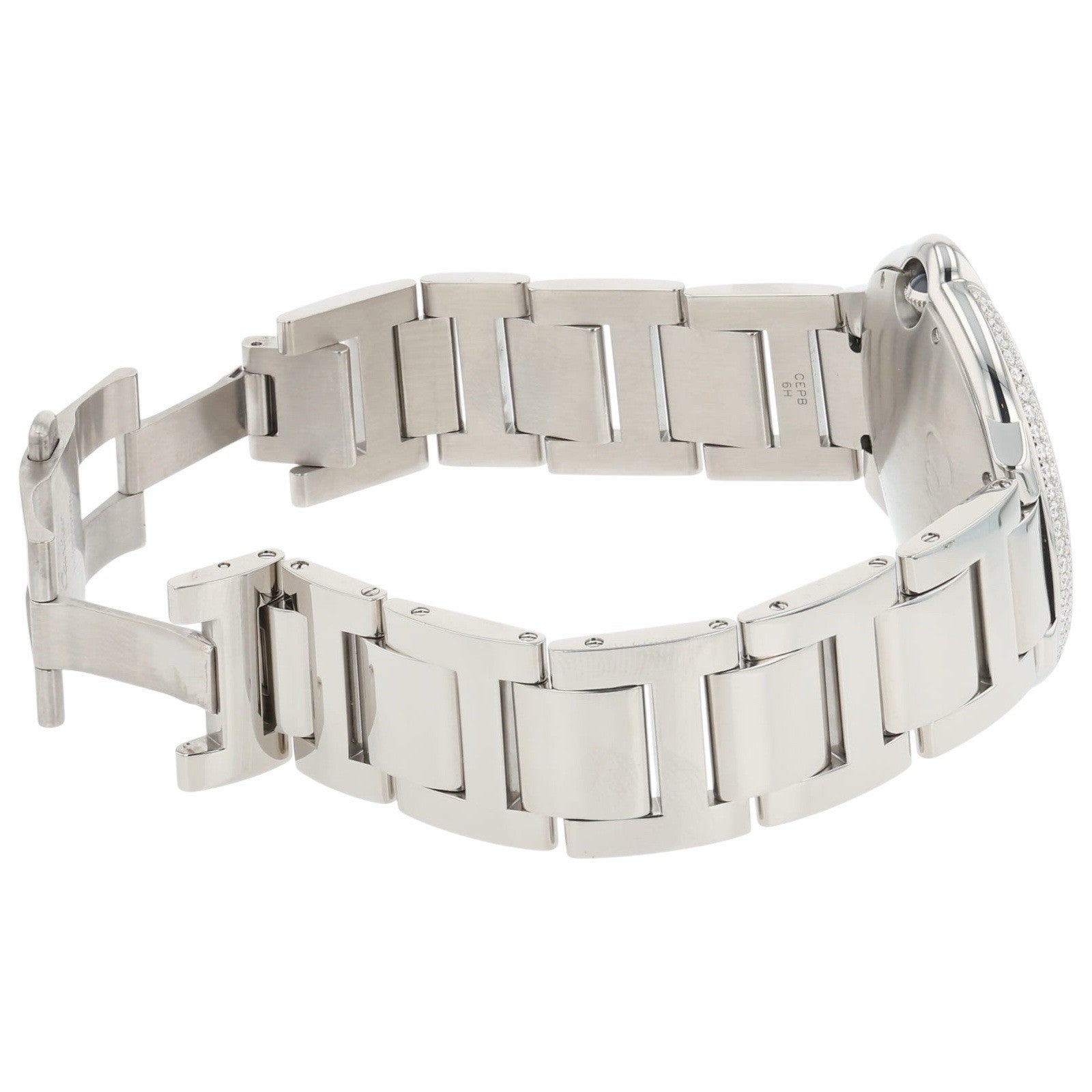Cartier Ballon Bleu Stainless Steel Silver Dial 42mm Automatic Mens W69012Z4