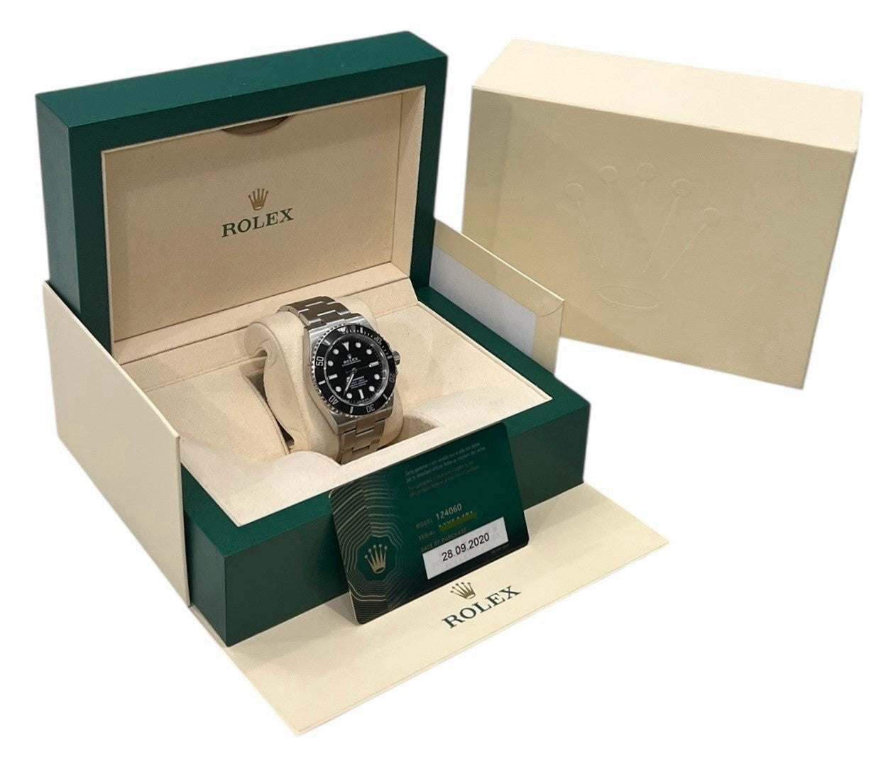 Rolex Submariner Stainless Steel Black Dial 41mm Automatic Men's Watch 124060