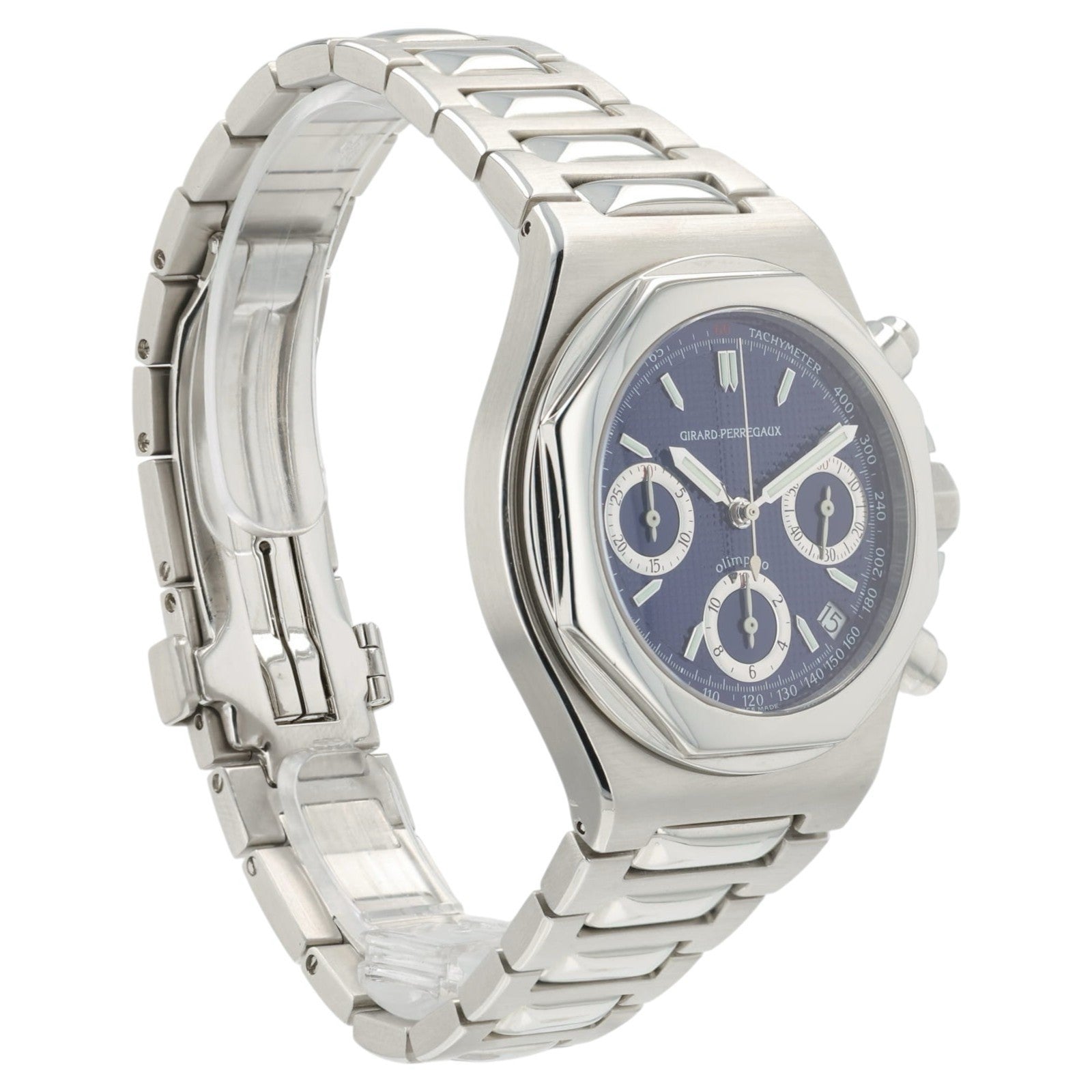 Girard Perregaux Laureato Blue Dial Stainless Steel 41mm Auto Men’s Watch 8017