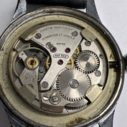Vintage 35mm Gruen Precision Airflight Steel Watch w/ 510 RSS 17J Jump Hour