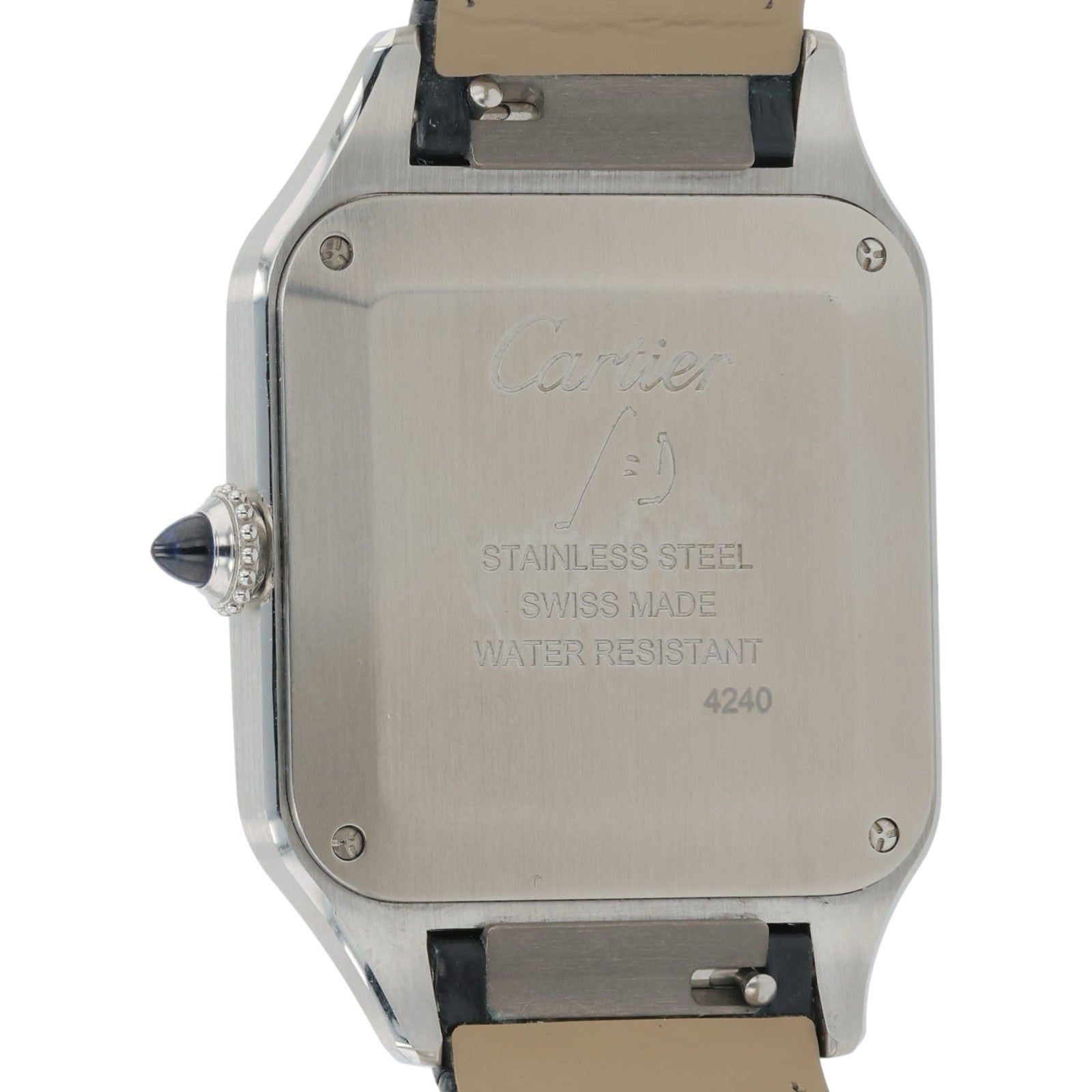 Cartier Santos Dumont Stainless Steel Silver Dial Quartz Men’s Watch WSSA0085