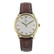 Blancpain Villeret 18k Yellow Gold White Dial 36mm Automatic Mens Watch 1158
