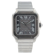 Cartier Santos Stainless Steel Gray Dial 39mm Automatic Men’s Watch WSSA0037